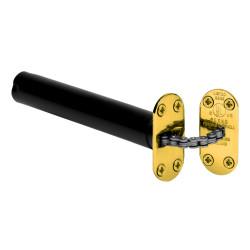 Extended Perko R21 Concealed Chain Door Closer - Radius Plate - Polished Brass