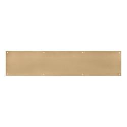 Hampstead Solid Brass Kick Plate / Finger Plate - Made to Measure - 1.5mm - Polished