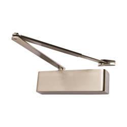 Briton 1120B Overhead Fire Door Closer - Power Size 2-4 - Push/Pull Mounting - Satin Stainless