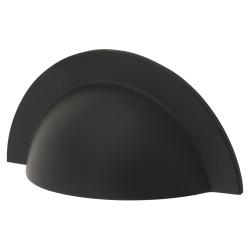 Crofts & Assinder Monmouth Cabinet Cup Handle - 64mm Centres - Matt Black