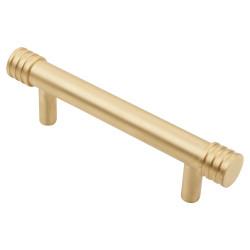 Frelan Hoxton Sturt 15mm T-Bar Cabinet Pull Handle - 96mm Centres - Satin Brass