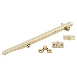 Fab & Fix Craftsman Locking Bar Casement Window Stay - 11"/280mm Length - Gold