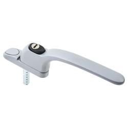 Fab & Fix uPVC/Timber Connoisseur Inline Locking Multipoint Window Handle - Dual - Premium Satin