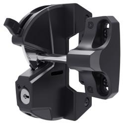 D&D Lokklatch Locking Gate Latch - 115 x 28mm - Black
