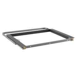 elfa Top Track System - Click In Gliding Frame for Mesh & Wire Baskets - 600 x 431mm - Platinum