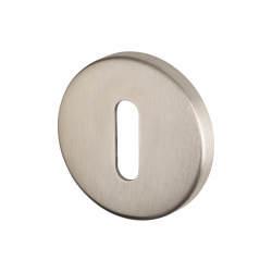 Touchpoint Escutcheon - 52mm Diameter - Keyhole - Satin Stainless Steel
