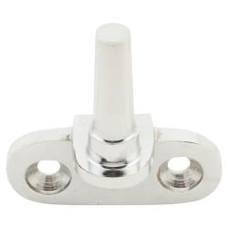 Cranked Casement Window Pin for Flush Joinery - Polished Chrome