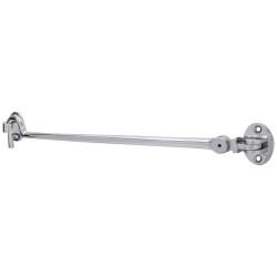 Hampstead Heavy Duty Cabin Hook & Eye - 300mm Length - Polished Chrome