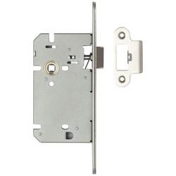 Altro Architectural DIN Latch - 85mm Case - 60mm Backset - Radius - Satin Stainless Steel