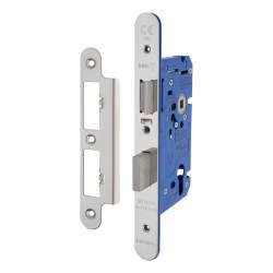 Altro Architectural DIN Euro Escape Sashlock - 85mm Case - 60mm Backset - Radius - Pol Stainless