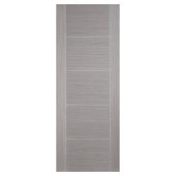LPD Vancouver 5 Panel Pre-Finished Solid Internal Door - 1981 x 762 x 35mm - Grey