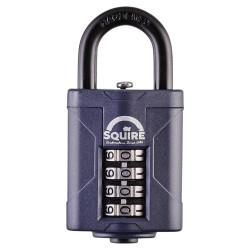 Squire CP40 Combination All Weather Padlock - 40mm Body - 17 x 20mm Shackle - Blue