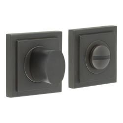 Burlington by Frelan Inner 3 Turn & Release with Square Stepped Rose - 47 x 47mm - Dark Bronze
