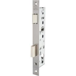 Nemef 9600 Narrow Style Euro Sashlock - 45mm Case - 30mm Backset - Satin Stainless Steel