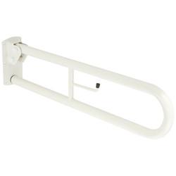 Fitzroy of London Hinged Support Grab Rail - 800 x 200mm - White