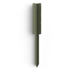FenceMate Double Sleeper Pin Corner Bracket - 750 x 2mm - Olive