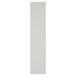 Hoppe AR624B Nylon Self-Adhesive Plain Finger Plate - 350 x 75mm - Diamond White