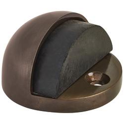 Half Moon Oval Door Stop - 25 x 45mm - Dark Bronze