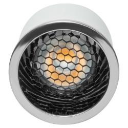 Forum Inlight Anti-Glare 4.8W GU10 LED Dimmable Spotlight Lamp - 3000K Warm White - Polished Chrome
