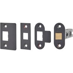 Touchpoint Contract Bolt Through Tubular Latch - 67mm Case - 46mm Backset - Radius/Square - Black