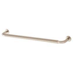 Altro Crewe 10mm Reeded D-Bar Cabinet Pull Handle - 224mm Centres - Satin Nickel