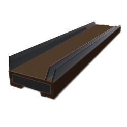Pyroplex Triple Flipper Smoke Seal - FD30 - 15 x 4 x 2100mm - Brown - Pack of 5