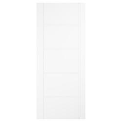 LPD Vancouver 5 Panel Primed Hollow Internal Door - 2032 x 813 x 35mm - White