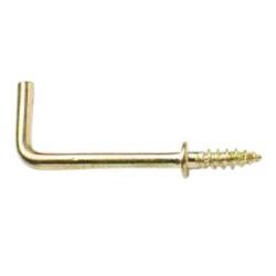 Dresser Hook - 13mm Length - Electro Brass - Pack of 10
