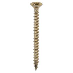 TIMCO Classic Pozi Countersunk Wood Screws - 3.5 x 40mm - Yellow Zinc - Pack of 200