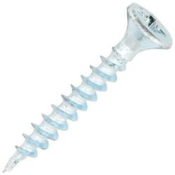SiDAX General Purpose Pozi Countersunk Wood Screws - 3.5 x 25mm - Zinc Plated - Pack of 200