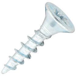 SiDAX General Purpose Pozi Countersunk Wood Screws - 3.5 x 15mm - Zinc Plated - Pack of 200