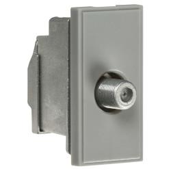 Knightsbridge Female F type Satellite Euro Module - Grey