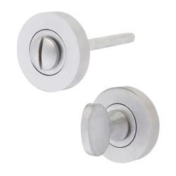 Altro Mini Bathroom Turn & Release - 35mm Diameter - Satin Chrome