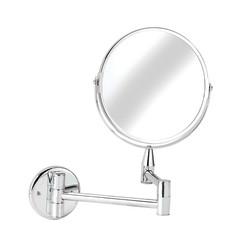 Croydex Britannia 2x Magnifying Bathroom Mirror with Extendable Arm - 258 x 290 x 30mm - Chrome