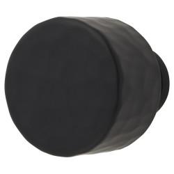 Alexander & Wilks Leila Hammered Round Cabinet Knob - 30mm Diameter - Matt Black