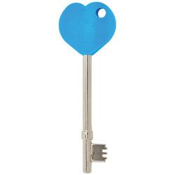 Phlexicare RADAR Blue Heart Comfort Key - Blue Nylon & Steel