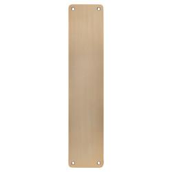 Altro Stainless Steel Finger Plate - 350 x 75 x 1.2mm - Antique Brass