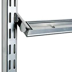 elfa Top Track System - Storage Track Fittings - Platinum - Pair