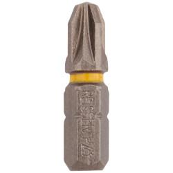 Reisser Torsion Driver Bits - Pozi - PZ3 - 25mm Length - Pack of 2