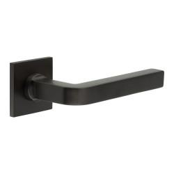 CRES by Frelan Dark Bronze Unsprung Fire Rated Door Handles on Square Rose - CR-104 Range