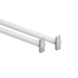 elfa Drawer Basket Tower - Top Only Crossbars - 550mm Width - White - Pair