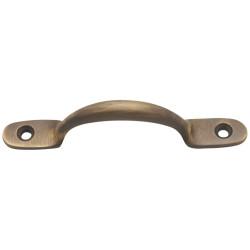 Altro Sash Window Pull Handle - 100mm Length - Antique Brass