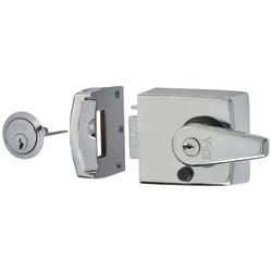 ERA Double Locking Nightlatch - 60mm Backset - Polished Chrome Case/Cylinder