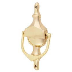 Rutland Frontier Collection Urn Door Knocker - Polished Brass - 164 x 76mm