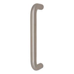 Altro Satin Stainless Steel 22mm D-Bar Door Pull Handle - Bolt Fix - 229mm Centres