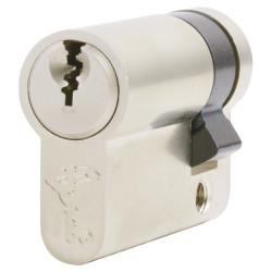 Mul-T-Lock MTL200 6 Pin 44.5mm Euro Single Cylinder - 34.5 + 10mm - Satin Nickel - Master Keyed A
