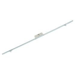 Avocet Single U-Rail Offset Espagnolette uPVC Window Lock - 600mm Length - 20mm Backset - 8mm Cam