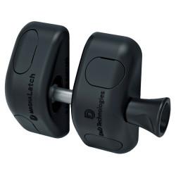 D&D Magnalatch Non Locking Gate Latch - Side Pull - 93 x 71mm - Black