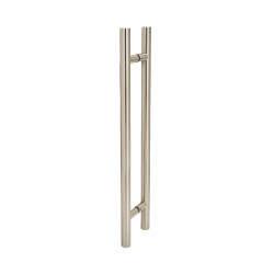 Altro Satin Stainless Steel 30mm T-Bar Door Pull Handles - Back to Back - 600mm Centres