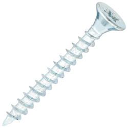 SiDAX General Purpose Pozi Countersunk Wood Screws - 3.5 x 30mm - Zinc Plated - Pack of 200